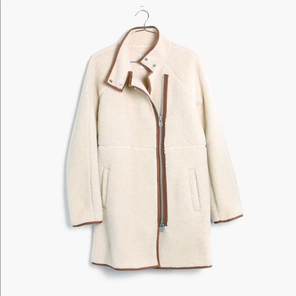 Madewell Sherpa Cocoon Jacket